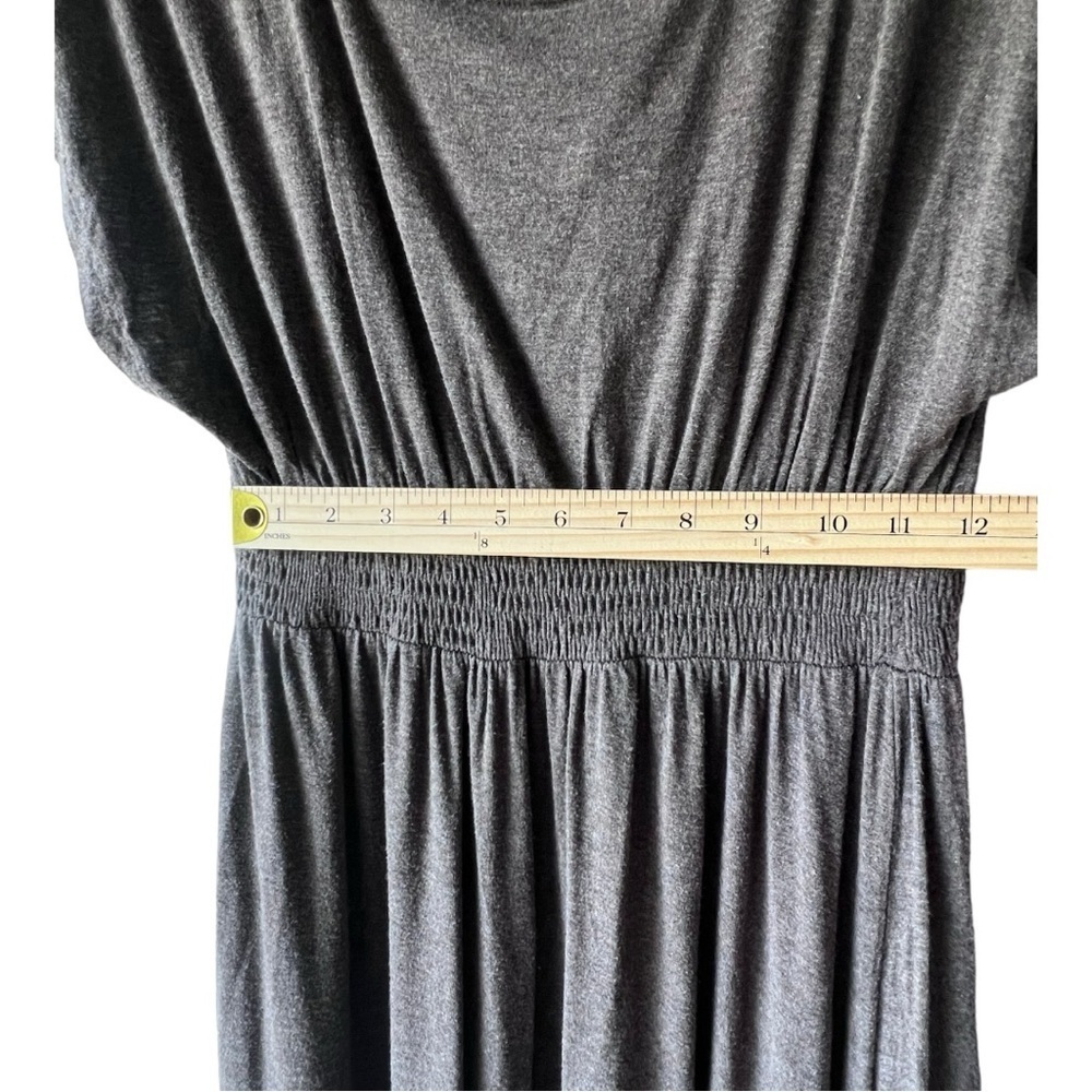 Elegant Brown Midi Dress maternity dress size M gray - Picture 6 of 9